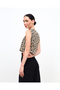 Leopar Crop Yelek - 2