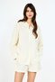 Oversize Shirt with Button Detail on the Back - 3