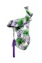 One Shoulder Tropical Print Side Cut-Out Detail 50Uv Girls Swimsuit by Nessi Byrd - 2
