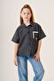 Girl's Short Sleeve Striped Shirt 3170 - 4