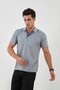 Dad Collar Pocket Patterned Model Classic Cut T-Shirt T-shirt - 3