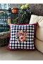 Checkerboard Patterned Throw Pillow Cover - 3