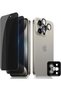 iPhone 15 Pro Max Ghost Screen Protector, Nano Glass + Natural Camera Protection Film