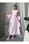 Women's Striped Bolero - Dress Double Set - 2