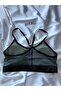 Lola Khaki Cross Thin Rope Strap Sports Bra - 2