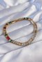 316L Steel Gold Color Bracelet with Colorful Waterway Design - Tj-Bb6103