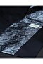 Italian Style Slim Fit Double Breasted Men's Jacket Black T13741 - 5
