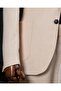 Italian Style Slim Fit Mono Collar Men's Jacket Beige T13788 - 5