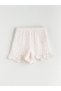 Lcw Dream Pink U-Neck Floral Suspender Women's Shorts Pajamas Set - 4