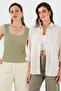 Stretch Cotton Oversize Fit 2' Li Package Shirt-Undershirt Set Shirt-Undershirt Set 67810014979S2