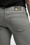 Jagger nd 1 men's slim straight fit regular waist woven trousers straight leg grey - 4