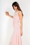 Pink Asymmetrical Lace Dress - 5