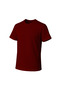 Unisex 100% Cotton Soft Textured Basic Crew Neck Black T-Shirt - 2