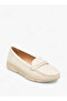 Women's Textured Slip-On Loafers with Braid Detail - 2