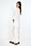 White Jacquard Trousers - 6