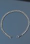Steel Gourmet Chain Bracelet 3 mm Silver Color |   No Tarnish, Unisex, 2 Years Warranty