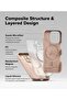 iPhone 16 Pro Case Cover | Silicone Magnetic Series | Pink Sand - 4