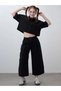 Girl's Crop Shirt Poplin Pants Set