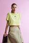 Goliath Lightweight Crop T-Shirt - Light Green