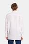 Relax Fit Oversize Flowy Relaxed Cut Striped Linen Sports Men's Shirt - 5