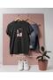 Unisex T-Shirt with Oversized Makeup Material Design