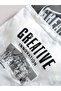 مجموعة من 3 بلوزات قصيرة مطبوعة من Greative للسيدات - 3