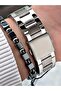 Ferrucci̇ Function Silver Metal Men's Wristwatch with Green Dial - 2