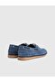 Eccles Suede Leather Blue Men's Oxford Shoes - 5