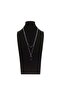 Pelot Silver Onyx Tip Necklace - 2