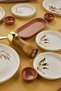 Lantern Tree 18 Piece Ceramic Breakfast Set 6-Person Breakfast Set Luxury Ceramic - 4