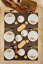 Başak 18 Piece Ceramic Breakfast Set Breakfast Set for 6 People Luxury Ceramic