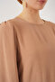 طقم بنطلون علوي من Ayrobin Tunik 6712 - مينك - 5