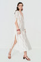 White Jacquard Dress - 4