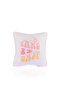 Take It Easy Retro Written Pastel Throw Pillow Cover – 43X43Cm - 2
