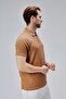 Men's Standard Fit Cotton Soft Texture Cool Waffle Fabric Polo Neck T-Shirt - 3
