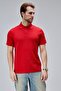 Men's Standard Fit Cotton Soft Texture Cool Waffle Fabric Polo Neck T-Shirt - 4