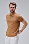 Men's Standard Fit Cotton Soft Texture Cool Waffle Fabric Polo Neck T-Shirt - 4