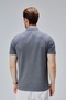 Men's Standard Fit Cotton Soft Texture Cool Waffle Fabric Polo Neck T-Shirt - 7