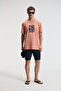 Sweet Men's 100% Cotton Oversize Fit Printed Short Sleeve Round Neck Puppy T-Shirt - 3