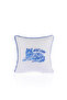 Blue Meow Blue Tiger Illustrated Throw Pillow Case – 43X43Cm - 2
