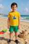Children's Unisex Crew Neck Bucket Paddle Printed T-Shirt - 2