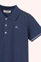 Baby Boy Navy Blue Polo Neck T-Shirt - 3