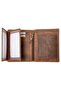 Men's Leather Wallet 9.5 Cm, Slim Design, 7 Card Slots, Zipper Compartment - 2