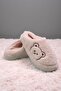 Women's Dust Pink House Slippers, Thick Sole Slippers That Don'T Make Sound - 2