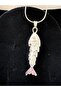Orange Eyed Fish Steel Luck Necklace - 6