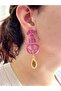 Pink Scorpion Zra Brand Model Earrings