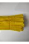 50 Pieces of Yellow Chenille, Feathered Wire Suitable for Flower Making, 30 cm 6mm - 4