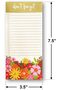 100 Sheets Magnetic Fridge Notepads for Shopping Reminders, To-Do List - Pack of 3 - 4