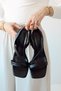 Botte Women's Square Toe Tape Detailed Heeled Slippers Sandals - 5