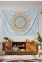 Mandala Space Moon Star Wallcloth Wall Tapestry Wall Art Wall Decoration Decorative Tapestry